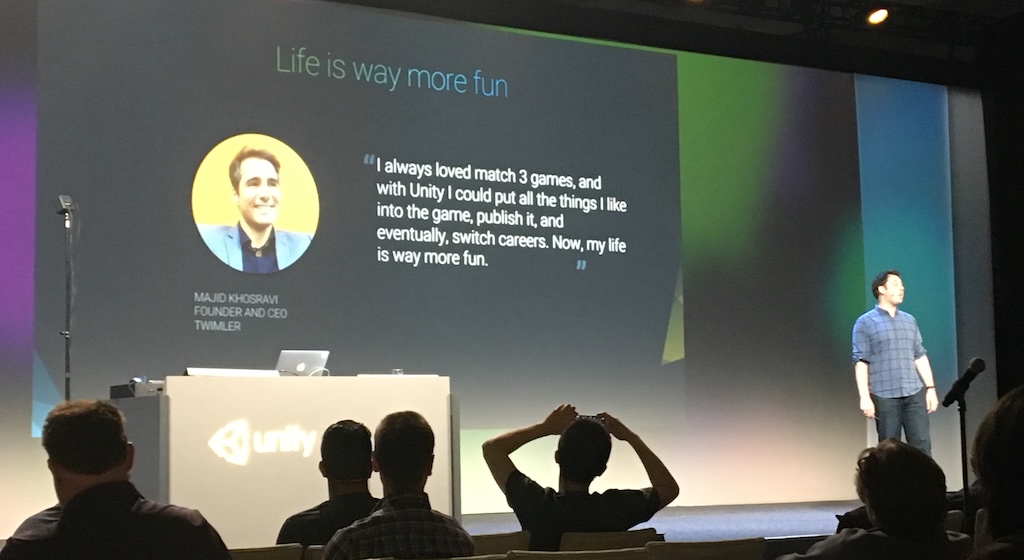 Twimler featured at Unity conference